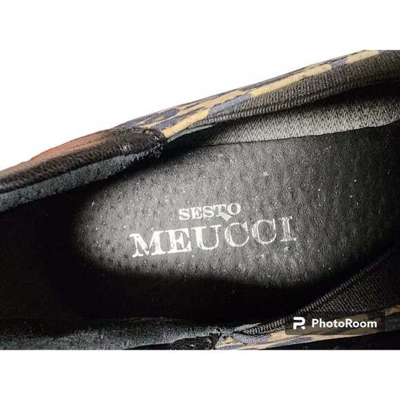 Sesto Meucci Udaya Slip On Leopard Print Waterproof Shoes Size 7.5M - Picture 7 of 7